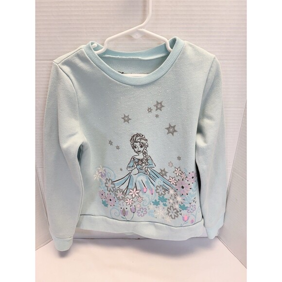 Jumping Bean Girls Disney Princess Frozen Elsa Sweatshirt Sz 6 Long sleeves - Picture 1 of 7